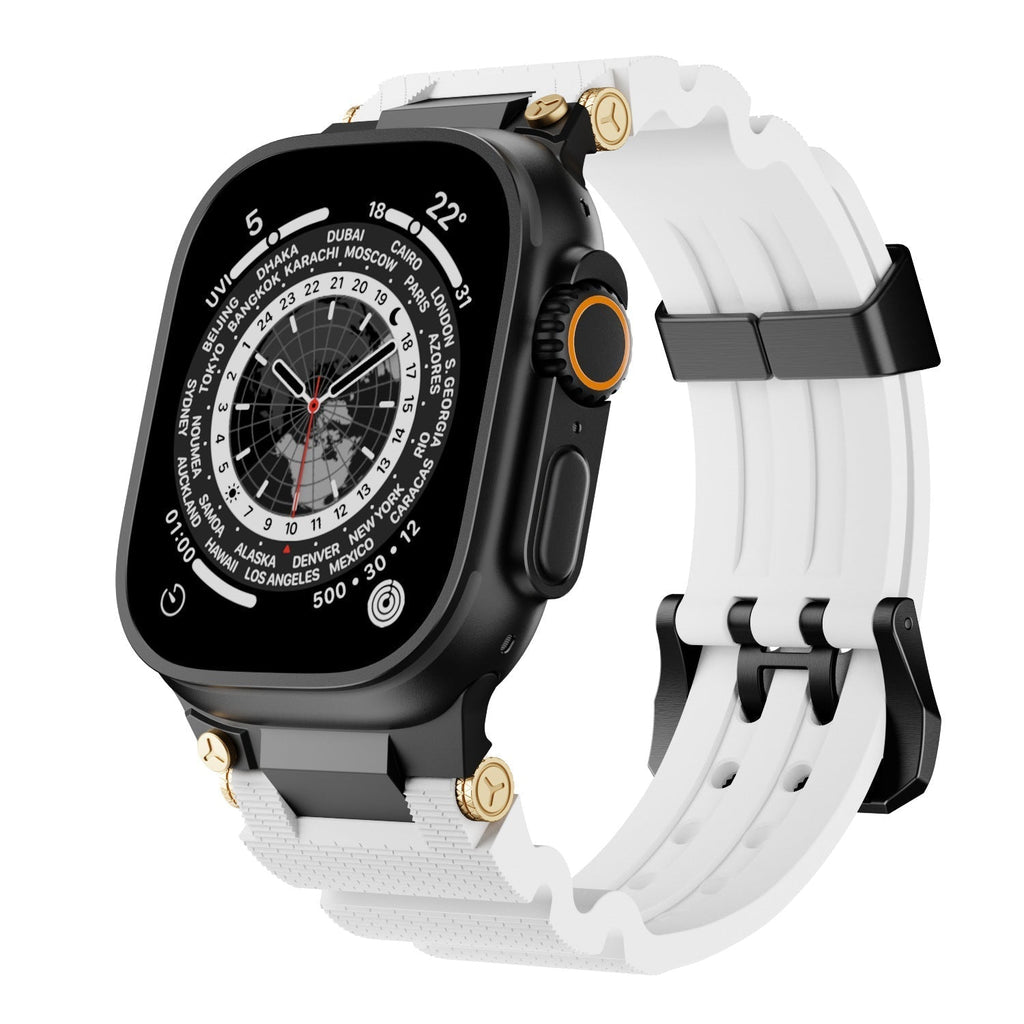 Bracelet en silicone de créateur pour Apple Watch