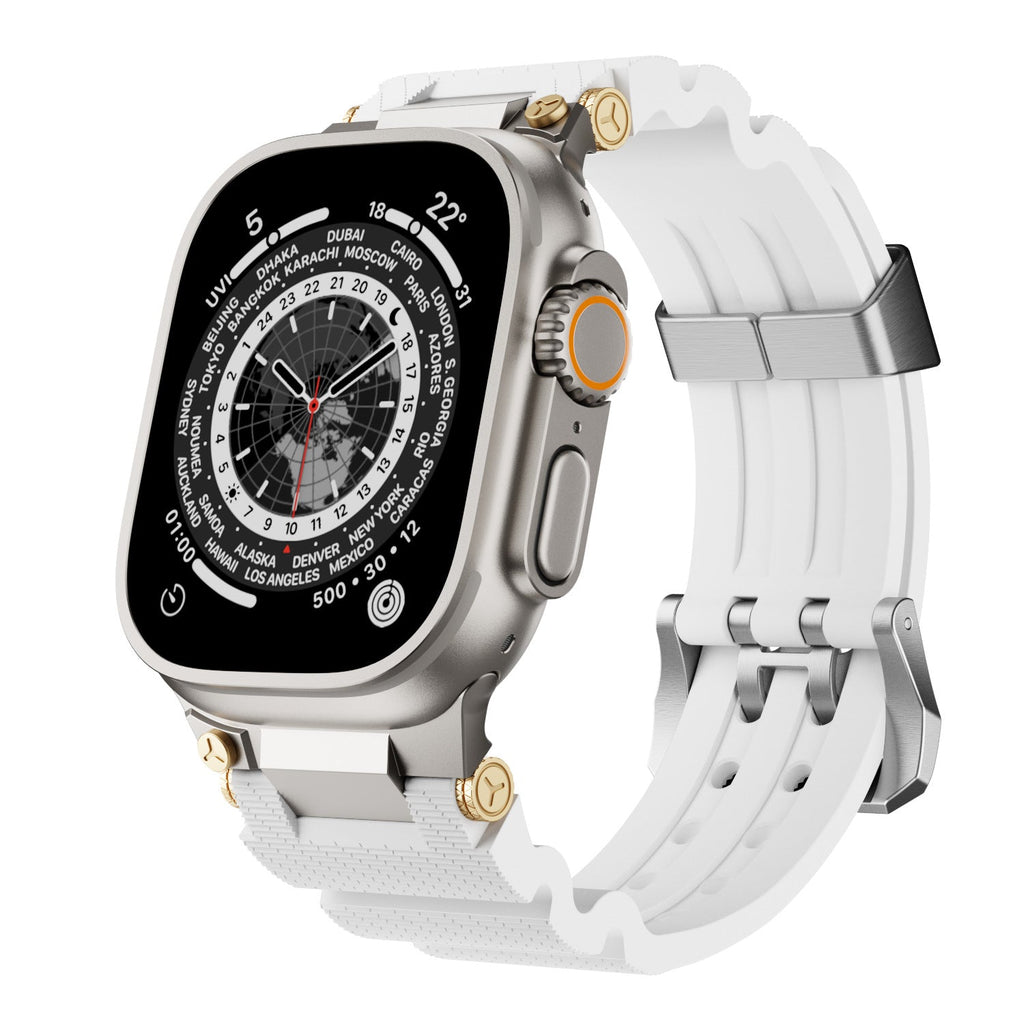 Bracelet en silicone de créateur pour Apple Watch