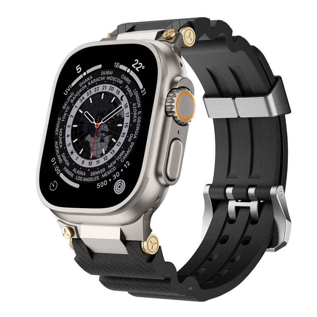 Bracelet en silicone de créateur pour Apple Watch