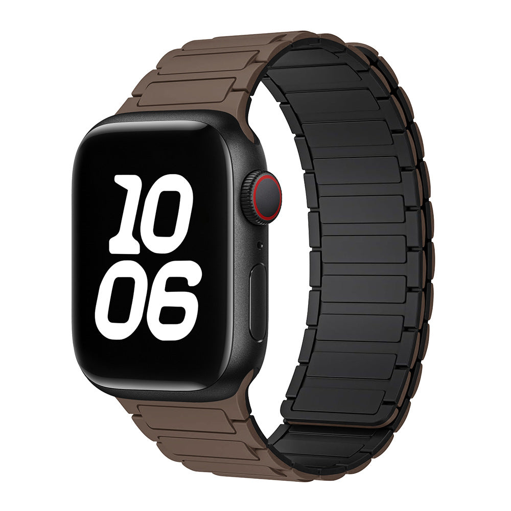 Tali jam gelung magnet silikon untuk Apple Watch