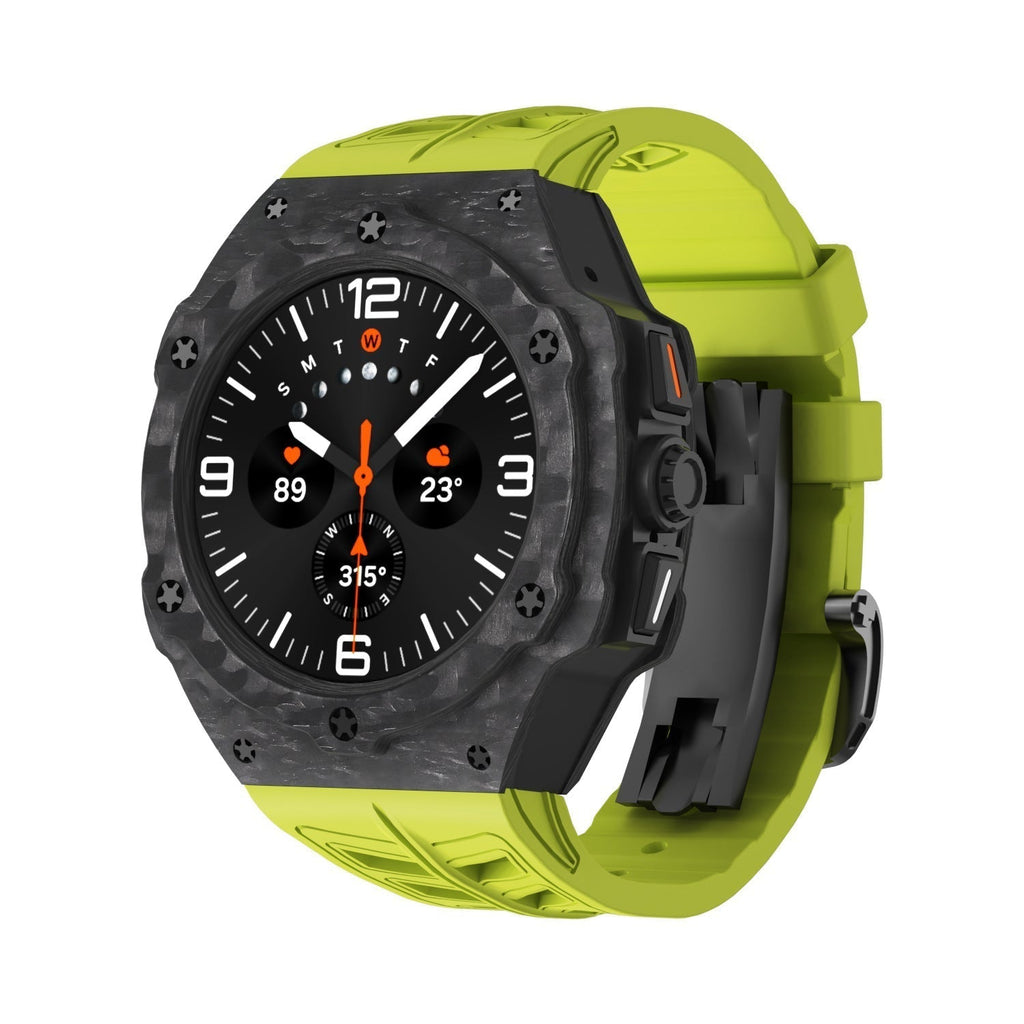 Carbon Fiber Cover Båndsæt Til Samsung Galaxy Watch 7 Ultra 47mm
