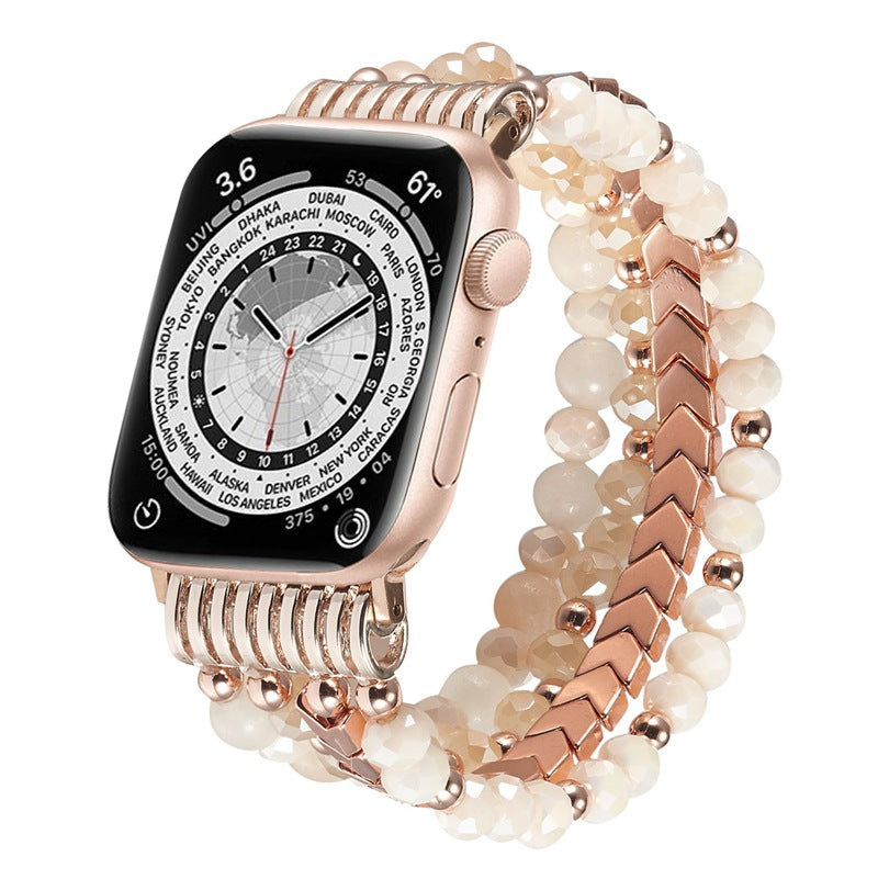 Moda Elastik Esnek Kayış Apple Watch için