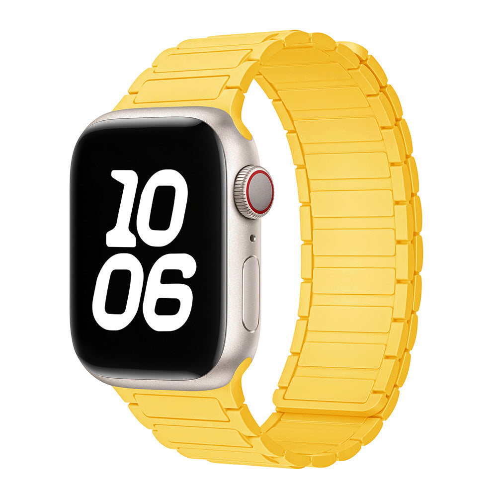 Tali jam gelung magnet silikon untuk Apple Watch