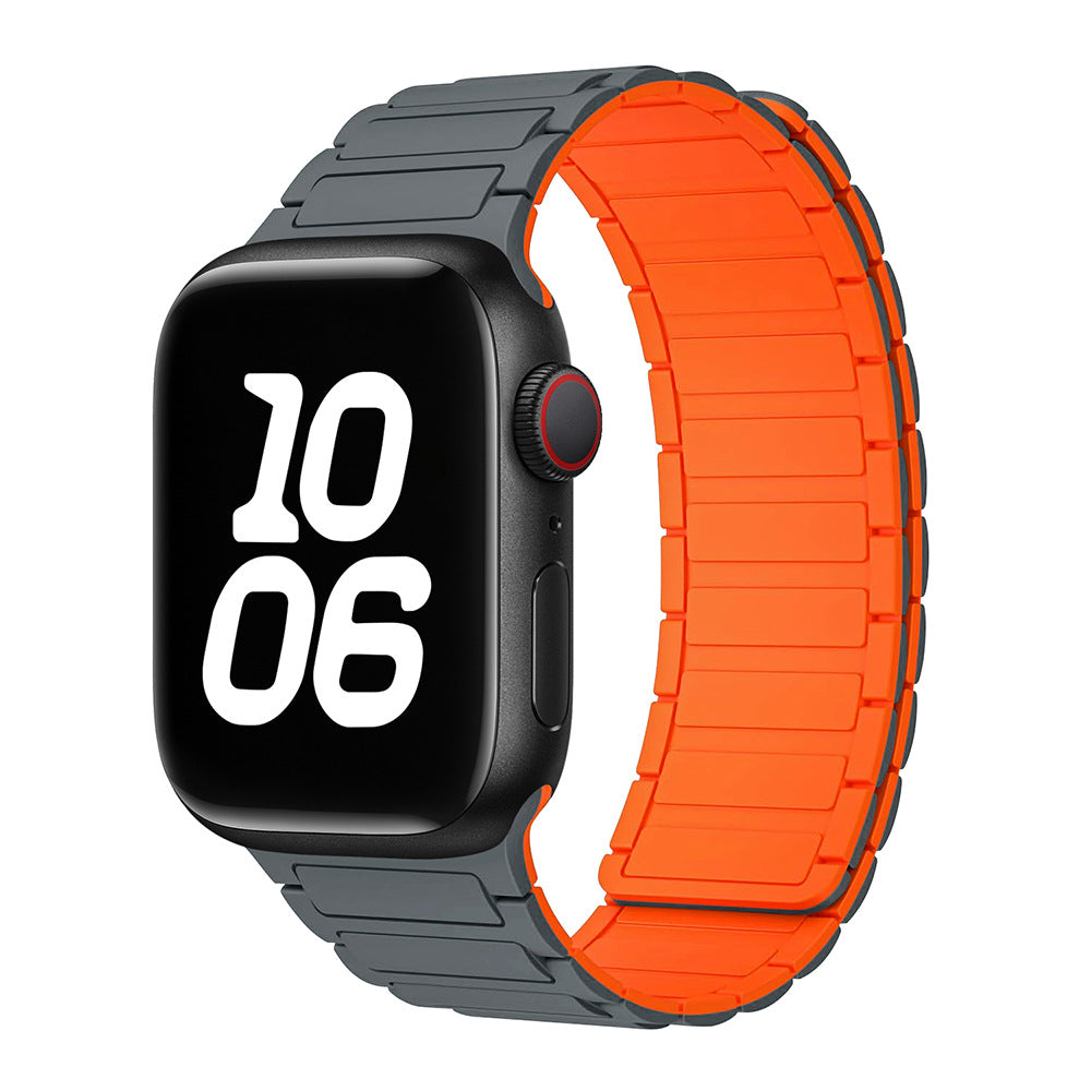 Tali jam gelung magnet silikon untuk Apple Watch