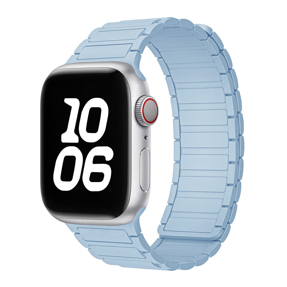 Tali jam gelung magnet silikon untuk Apple Watch