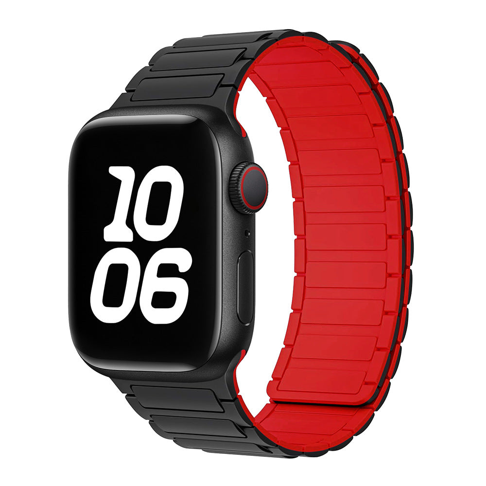 Tali jam gelung magnet silikon untuk Apple Watch