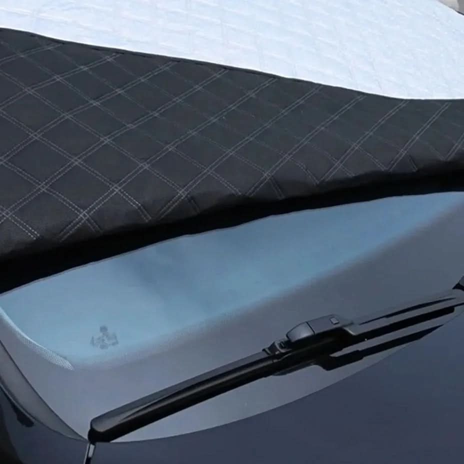 Protecție compactă pentru parbriz NimbusGuard, pentru sedanuri, SUV-uri și camionete, pentru protecție în orice anotimp