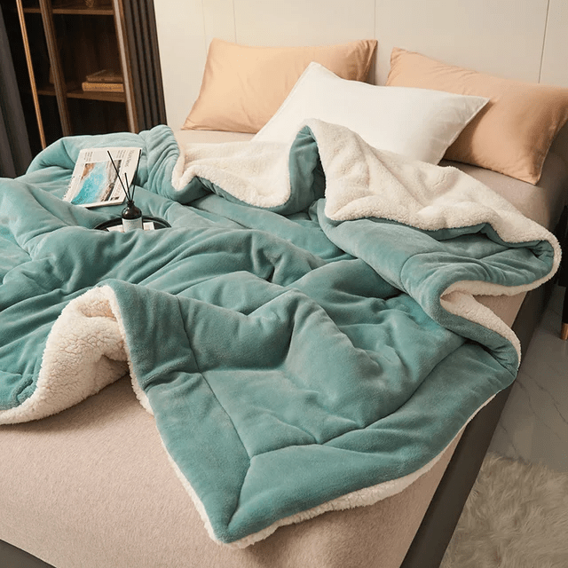 CozyNest Soft Flannel Fleece Blanket For Cozy Home Warmth And Security