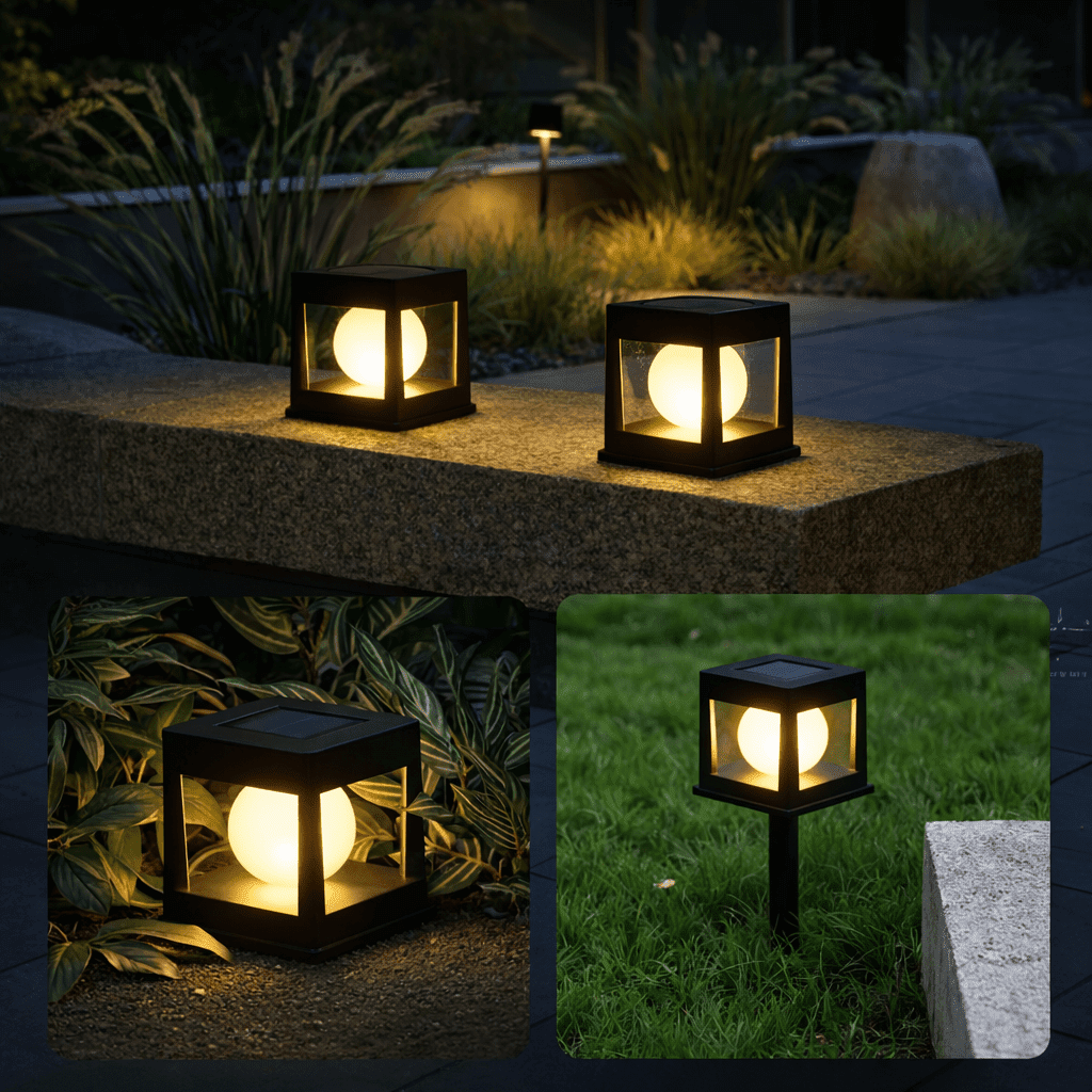 LumaPath Automatic Solar Path Light For Gardens Dusk To Dawn No Wiring Weatherproof