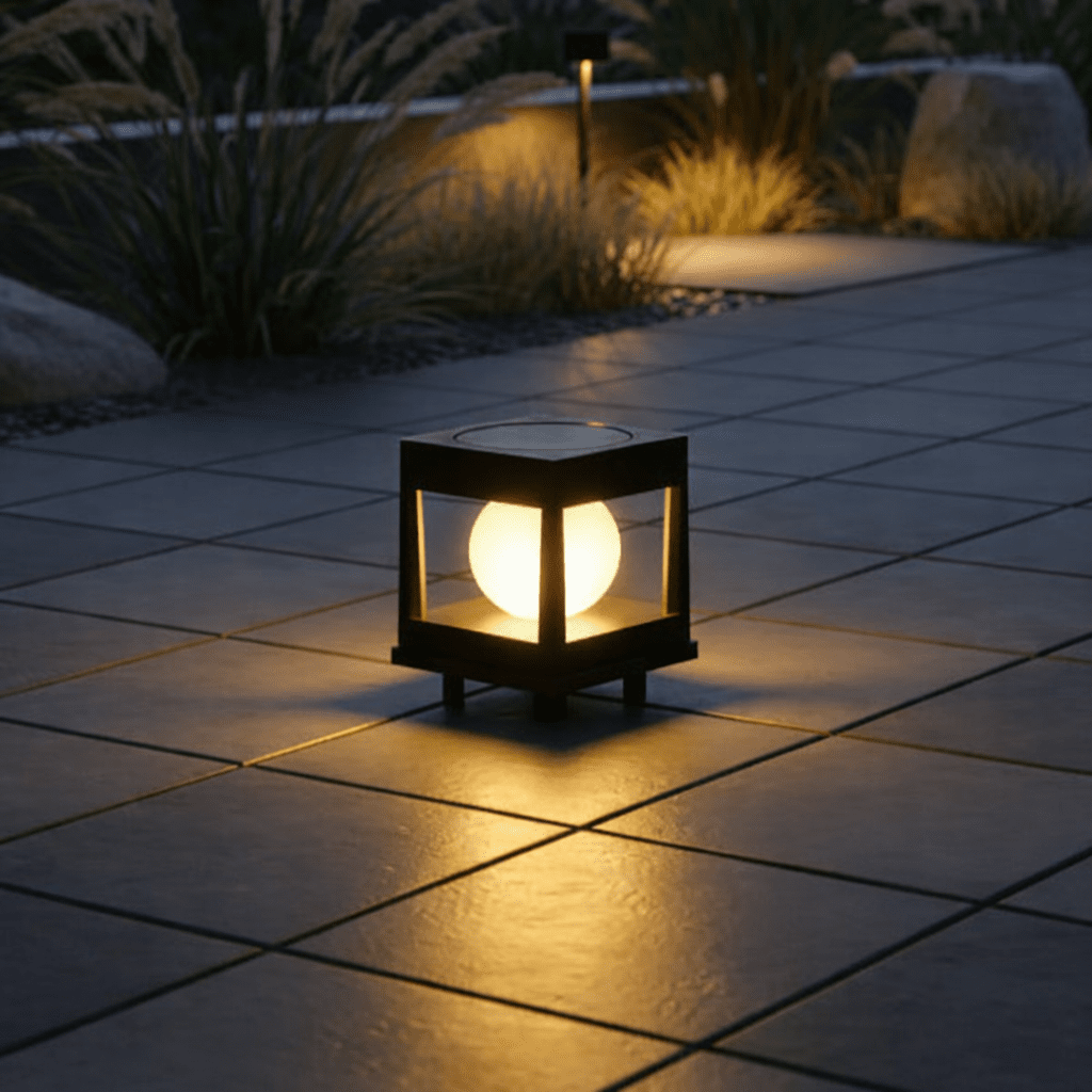 LumaPath Automatic Solar Path Light For Gardens Dusk To Dawn No Wiring Weatherproof
