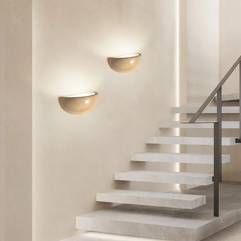 Nástěnné LED světlo NovaStone s kamenným vzhledem pro stylové obývací pokoje a jemné osvětlení