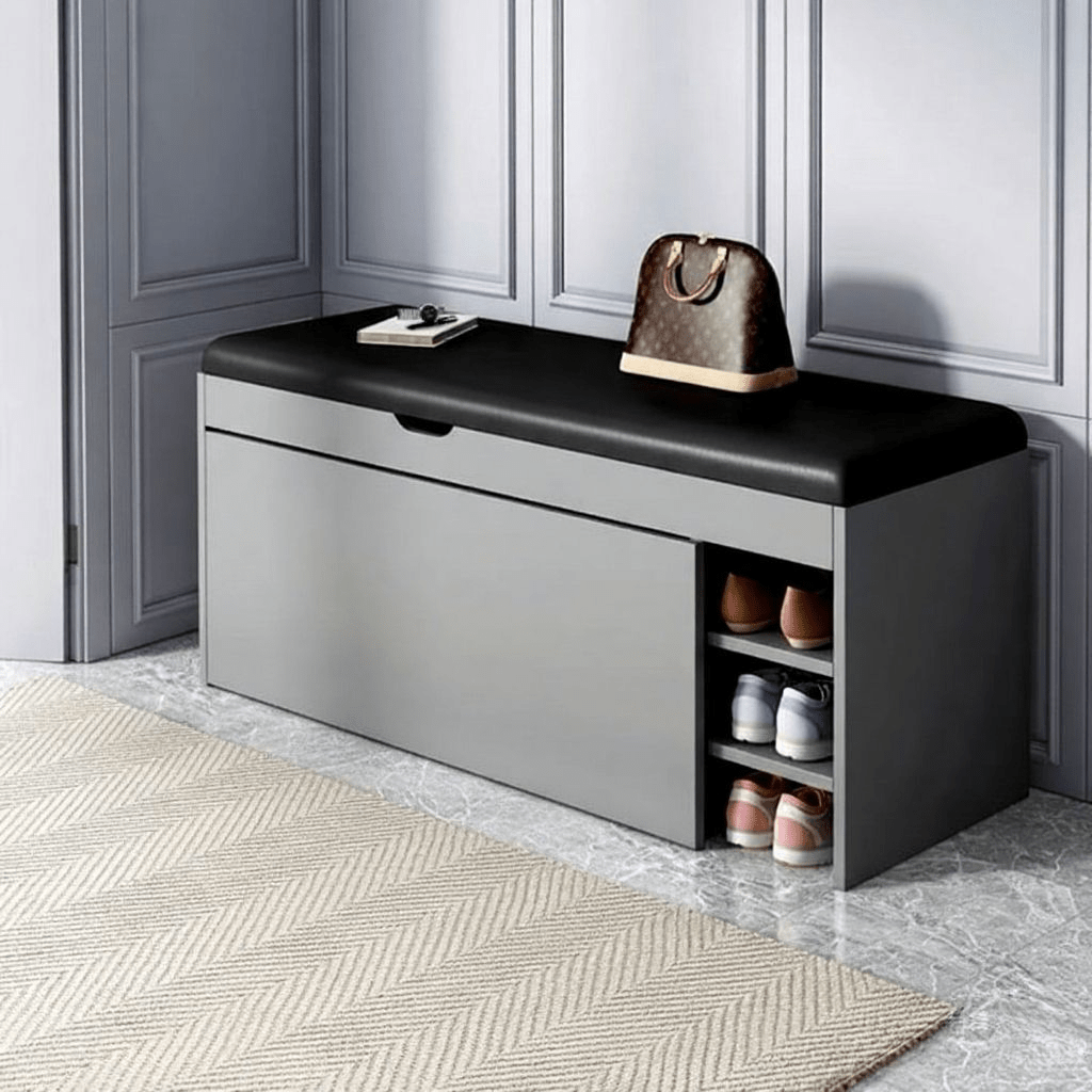 HavenBox 3-in-1-Schuhschrank mit Sitzbank und klappbarem Stauraum für Flure