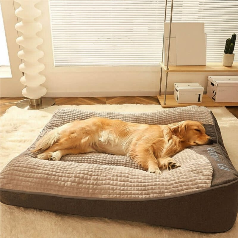 CozyNest Orthopedic Dog Bed For Large Dogs Scratch Resistant And Spinal Support
