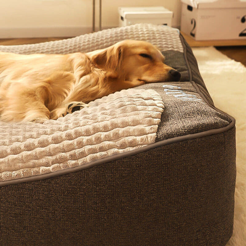 CozyNest Orthopedic Dog Bed For Large Dogs Scratch Resistant And Spinal Support
