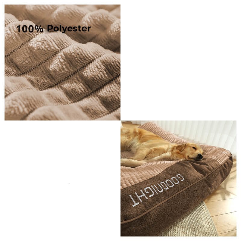 CozyNest Orthopedic Dog Bed For Large Dogs Scratch Resistant And Spinal Support