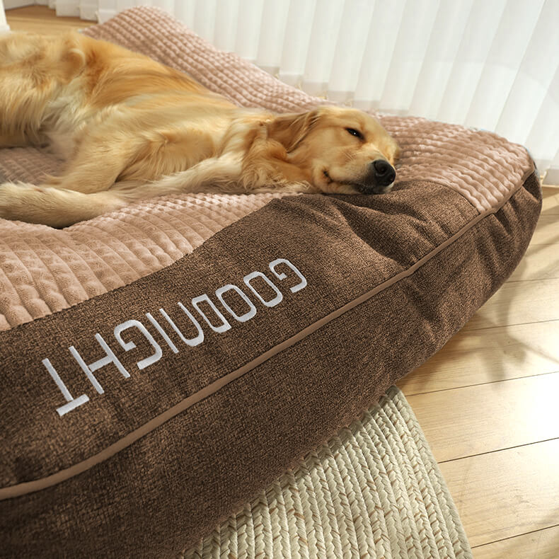 CozyNest Orthopedic Dog Bed For Large Dogs Scratch Resistant And Spinal Support