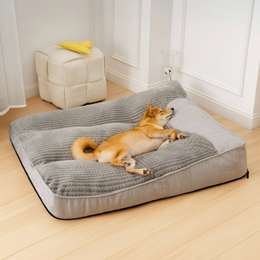 CozyNest Orthopedic Dog Bed For Large Dogs Scratch Resistant And Spinal Support
