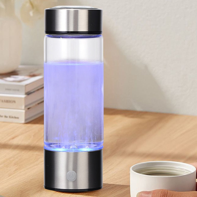 Hordozható hidrogénes vízgenerátor, 450 ml