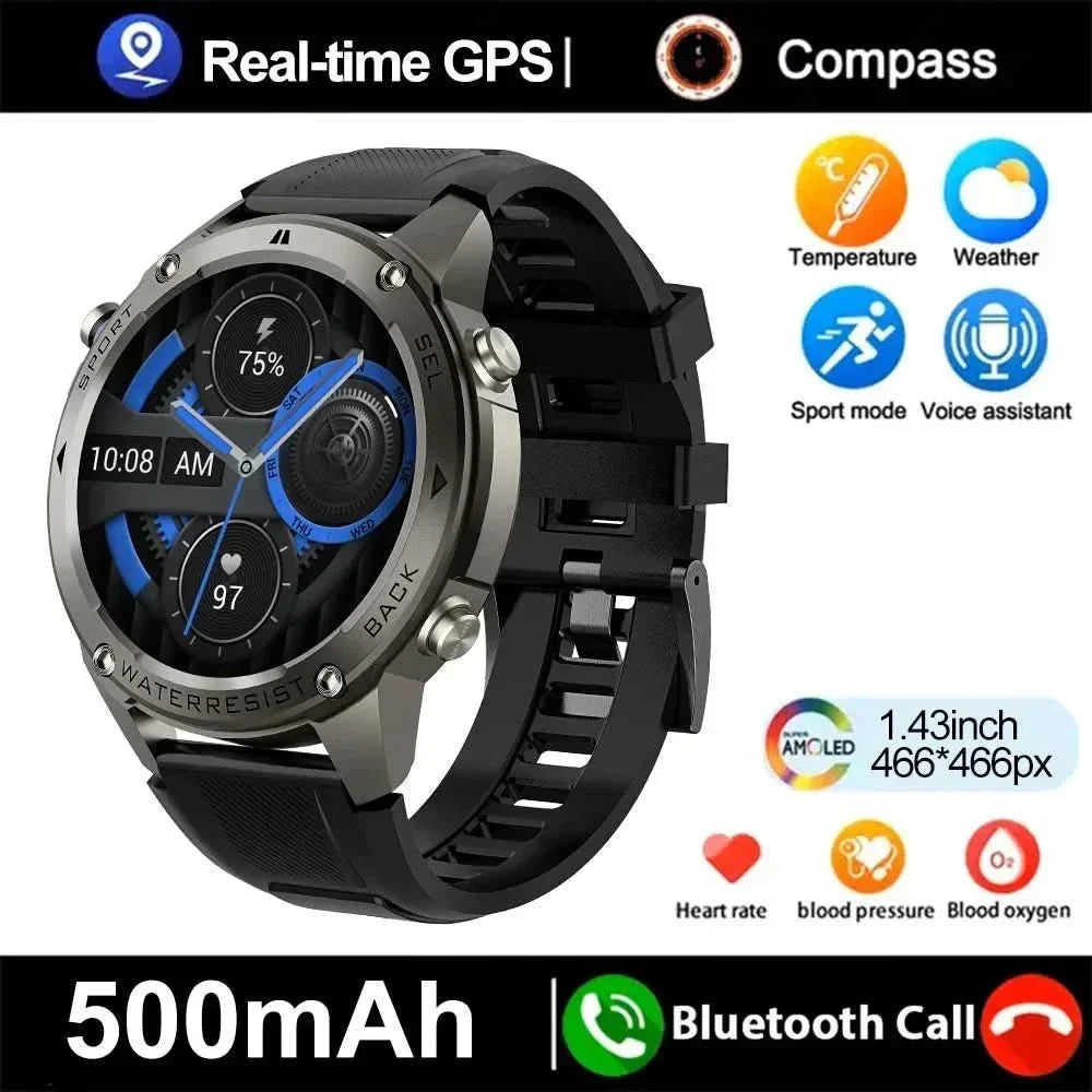 Outdoorové chytré hodinky TrailNova X s GPS, kompasem a monitorováním zdraví
