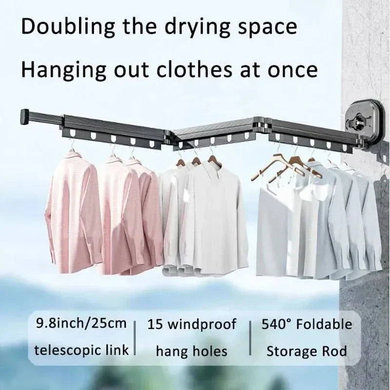 AeroFold Wall Mounted Tumble Dryer Foldable Space Saver For Small Homes