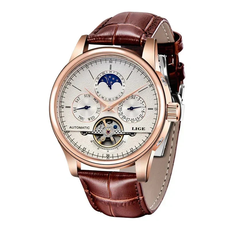 AsterTime automatische mechanische Herrenuhr mit Selbstaufzug und präzisem Uhrwerk