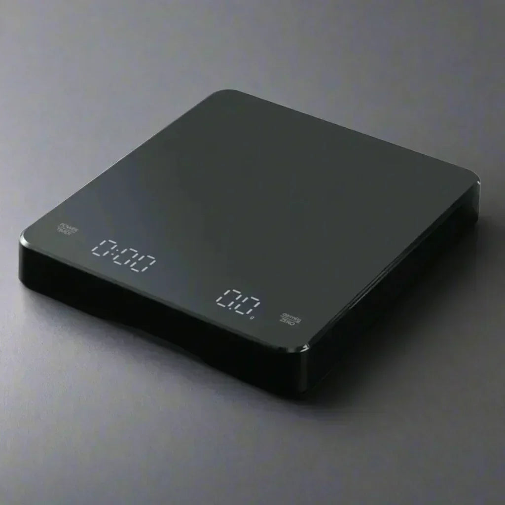 ميزان قهوة رقمي USB عالي الدقة مع مؤقت وشاشة LED - قياس فائق الدقة حتى 0.1 غرام للإسبريسو والاستخدام في المطبخ