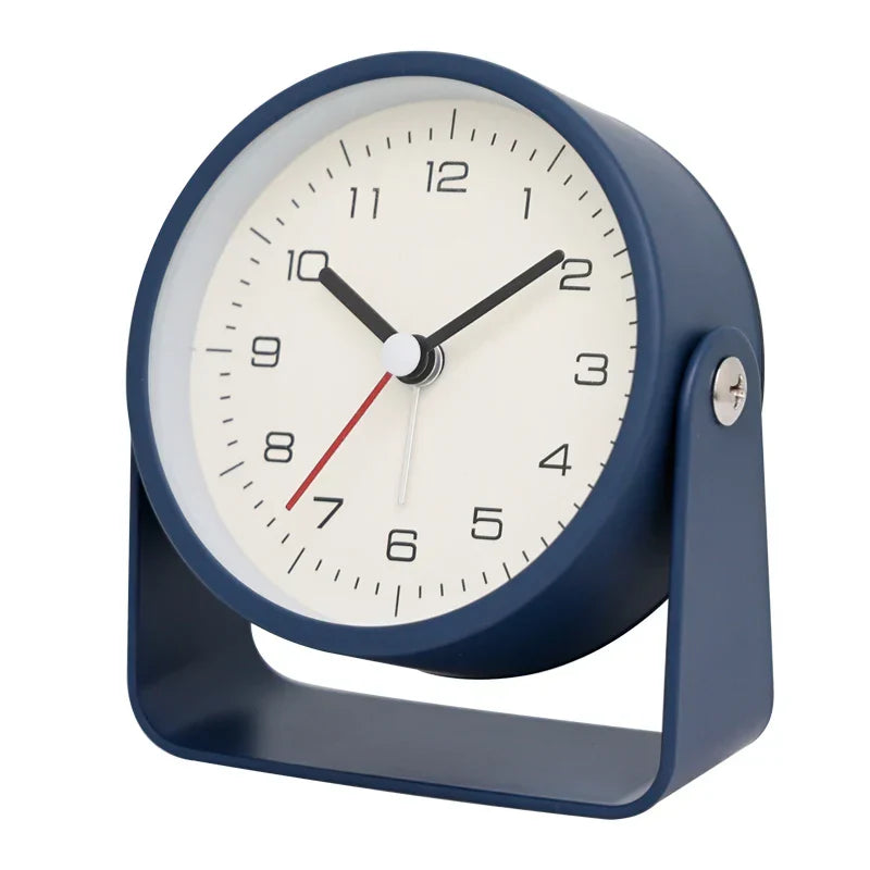 Yaratıcı Minimalist Metal Kuvars Masaüstü Alarm Saati