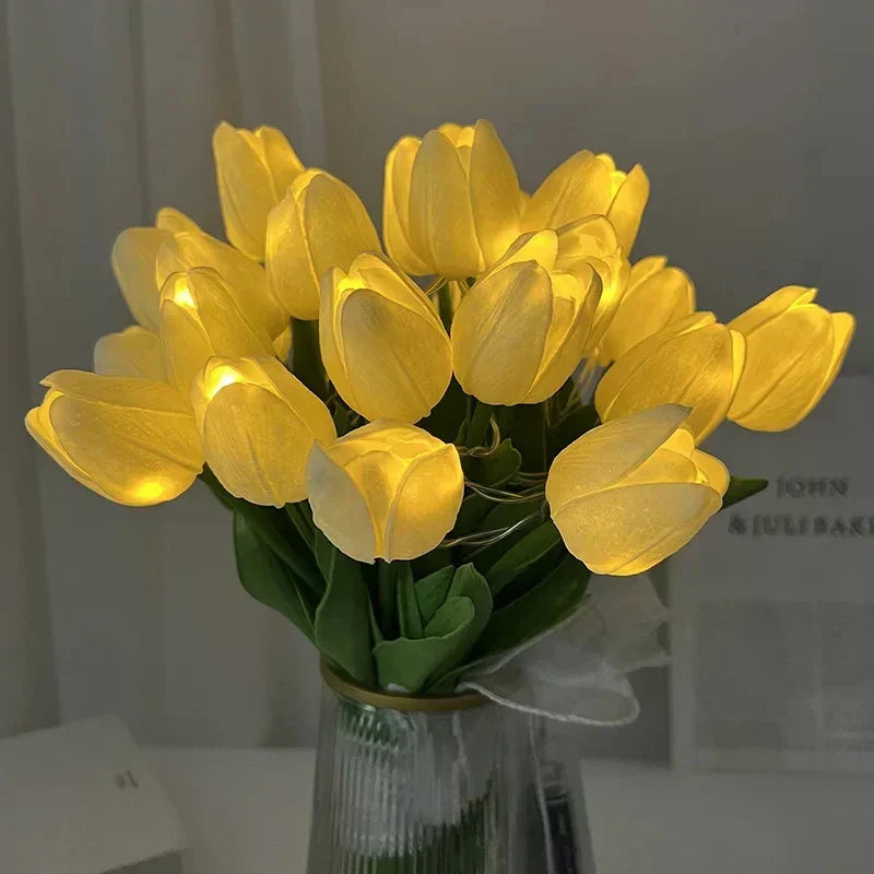 Tulipglow - Lampada notturna a LED portatile a forma di tulipano