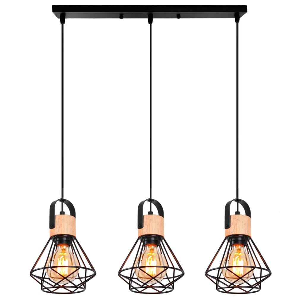Luminaires en bois vintage nordiques