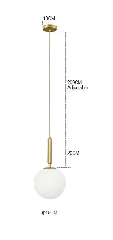 Závěsná lampa Aaron
