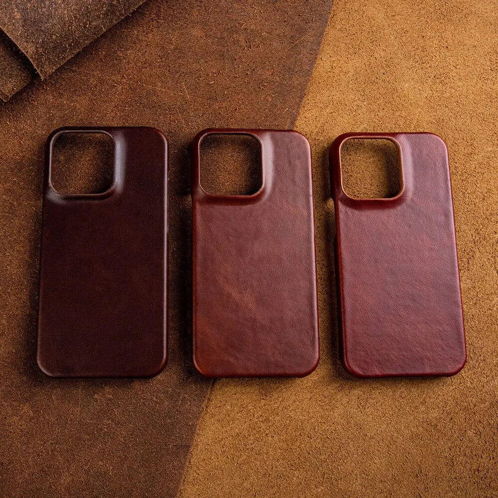 Regal Hide Luxe marhabőr iPhone tok kézzel készítve