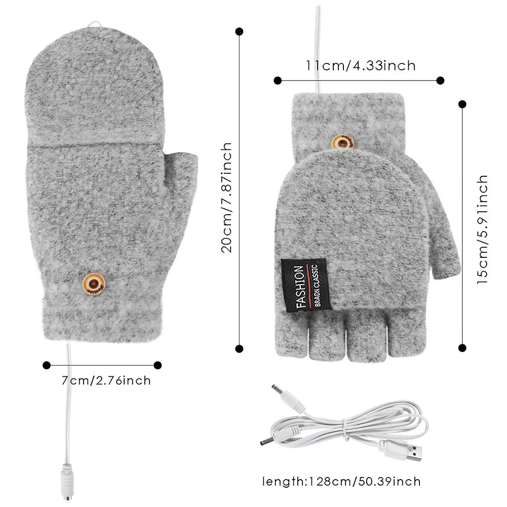 Luvas Aquecidas ArcticHeat Warm Wave Recarregáveis por USB