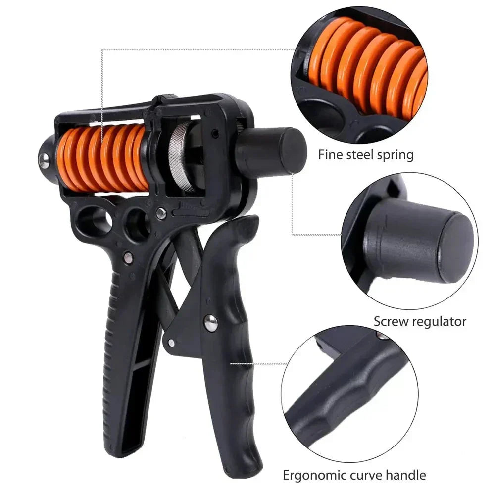 GripForge Expansor de Dedos Ajustable 5-165kg para Entrenamiento de Brazo, Muñeca y Antebrazo