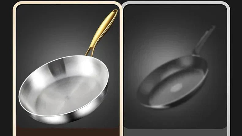 Pánev NovaChef z nerezové oceli 316 pro indukci, 7vrstvá pro rovnoměrný ohřev, 28 cm pro domácí kuchaře