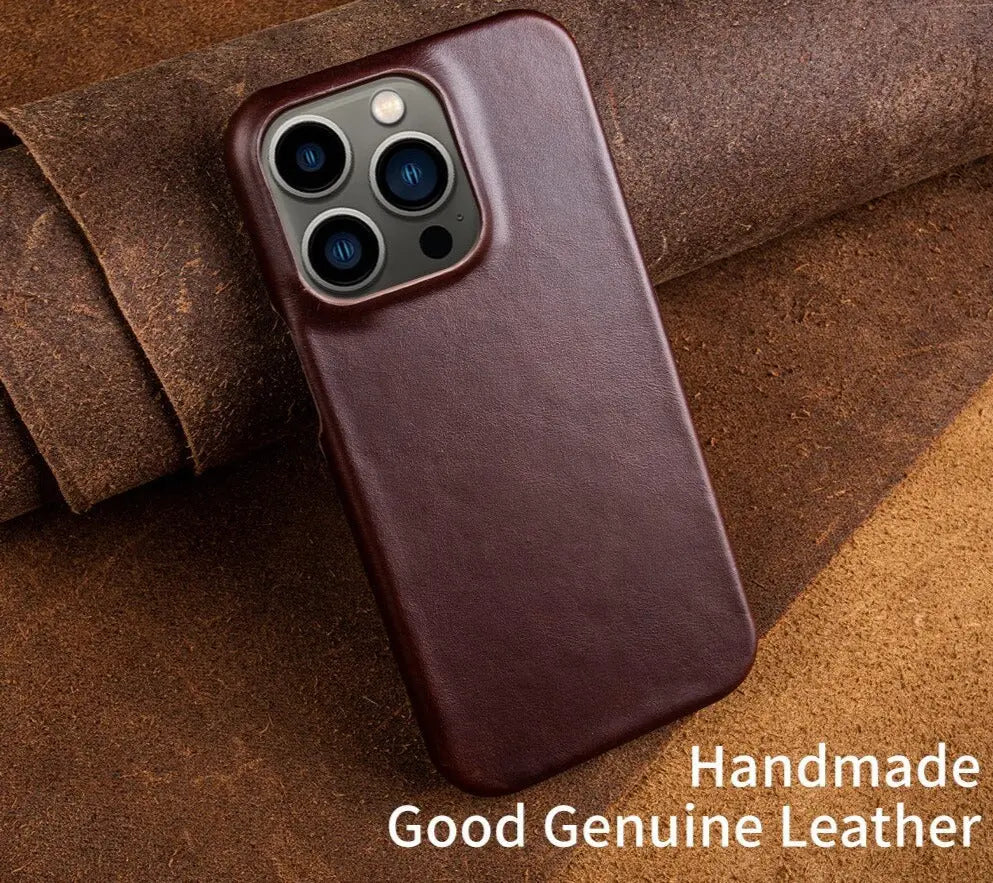 Regal Hide Luxe marhabőr iPhone tok kézzel készítve