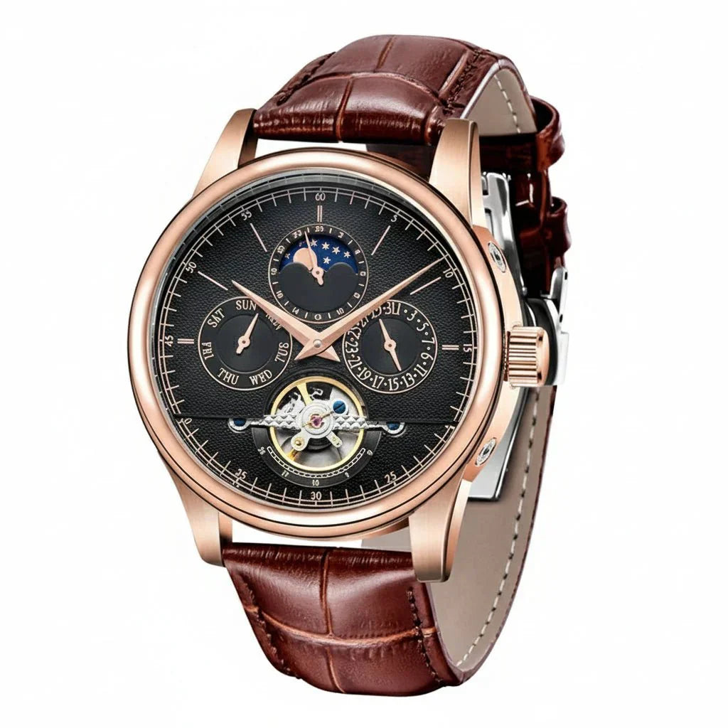 AsterTime automatische mechanische Herrenuhr mit Selbstaufzug und präzisem Uhrwerk