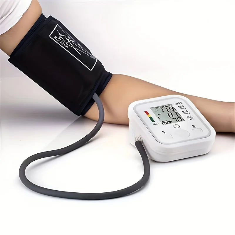 Monitor de Presión Arterial - Tonometría Automática de Brazo Superior | Medidor Digital de Presión Arterial Esfigmomanómetro