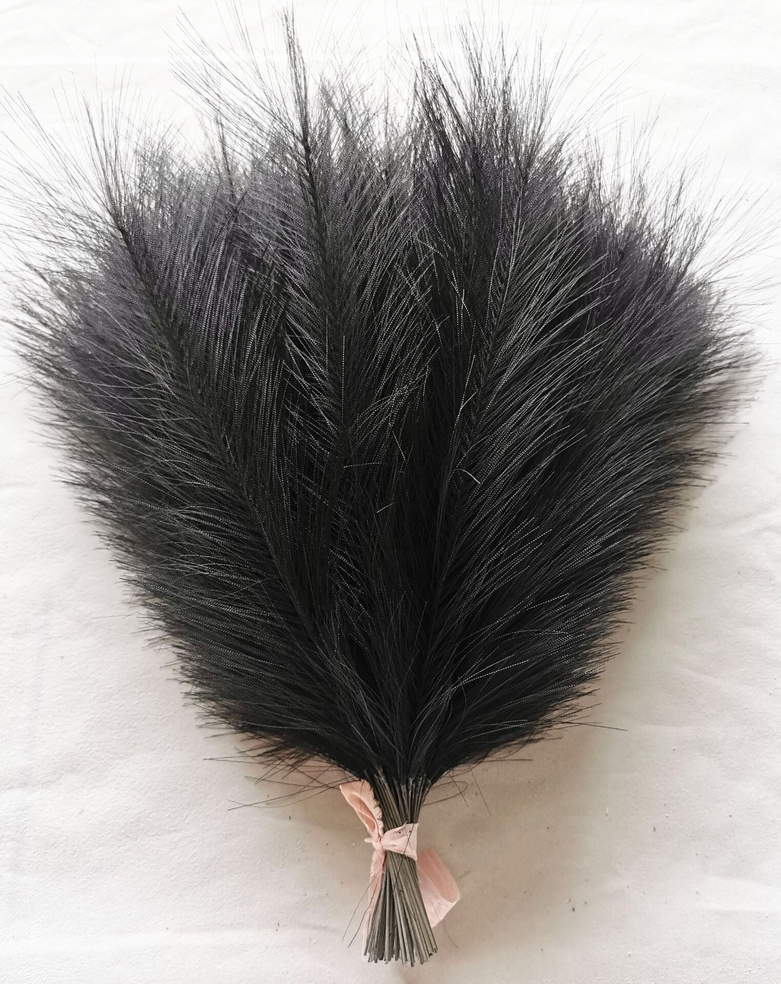 20 قطعة من عشب بامباس الصناعي الملون الفاخر على الطراز البوهيمي