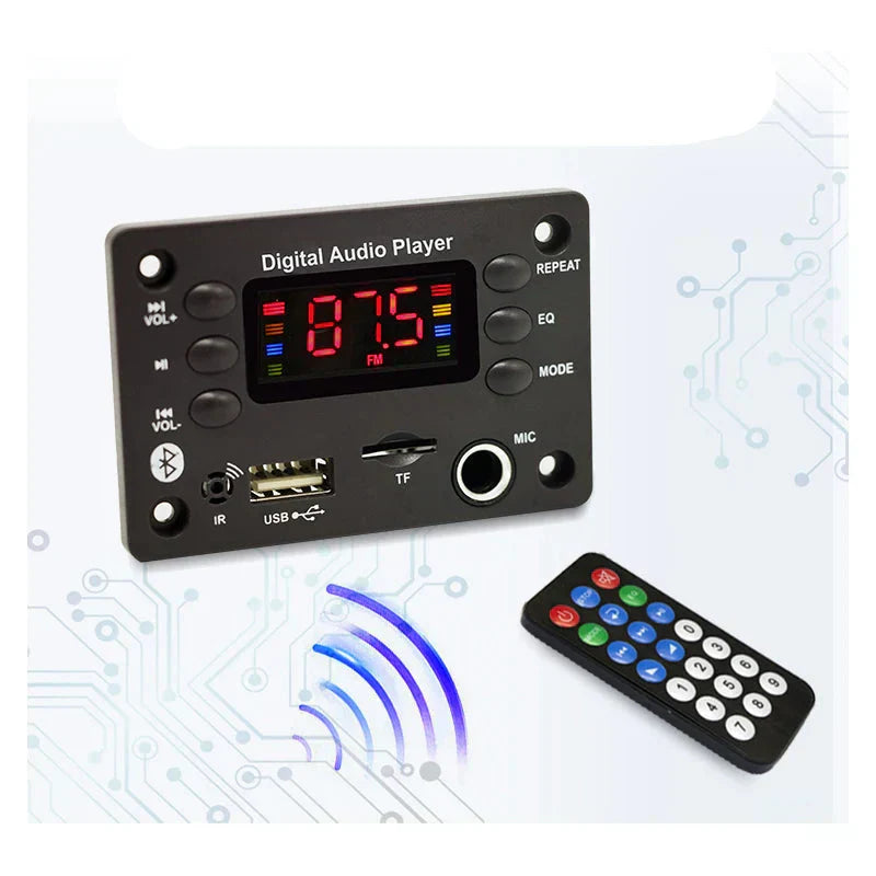 Maximus Bluetooth MP3-dekoder – Billyd, FM-radio og USB-musikafspiller
