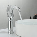 AuroraLuxHome Rubinetto per Lavabo con Maniglia Singola Swan Dorato