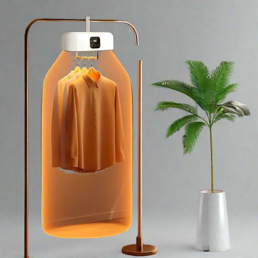 سارة مجفف ملابس محمول مدمج بالأشعة فوق البنفسجية | سريع، قابل للطي وموفر للطاقة