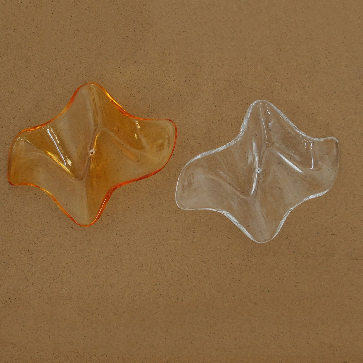 Grande lampadario a foglie di cristallo Nephele — Rosone 210x80cm, onde a cascata