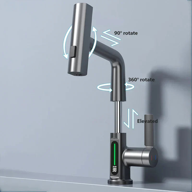 Torneira de Cascata Vrimlo com Display de Temperatura