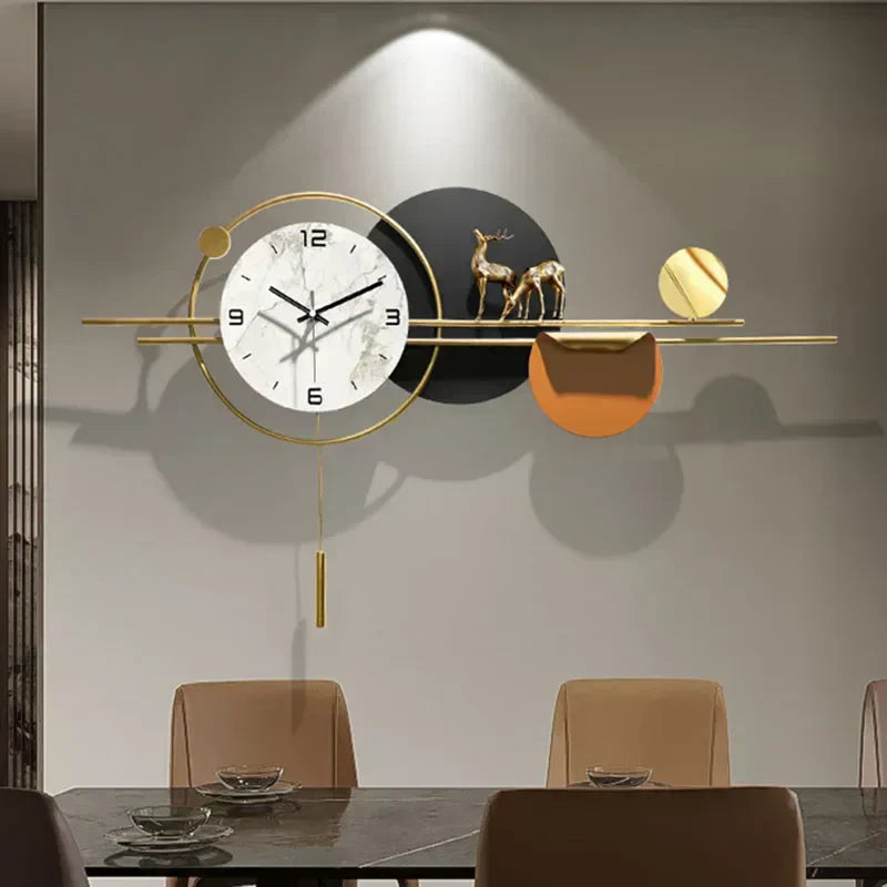 Nordische Designer-Wanduhr