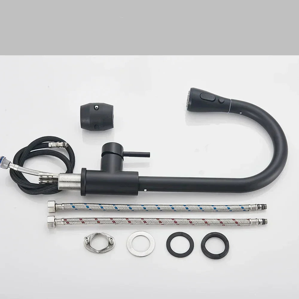 BlackStream – 伸縮式キッチンミキサータップ蛇口