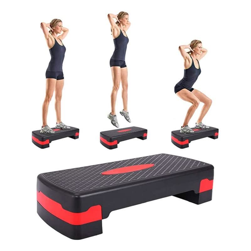 Step fitness regolabile FlexStep per allenamenti a casa con altezza regolabile