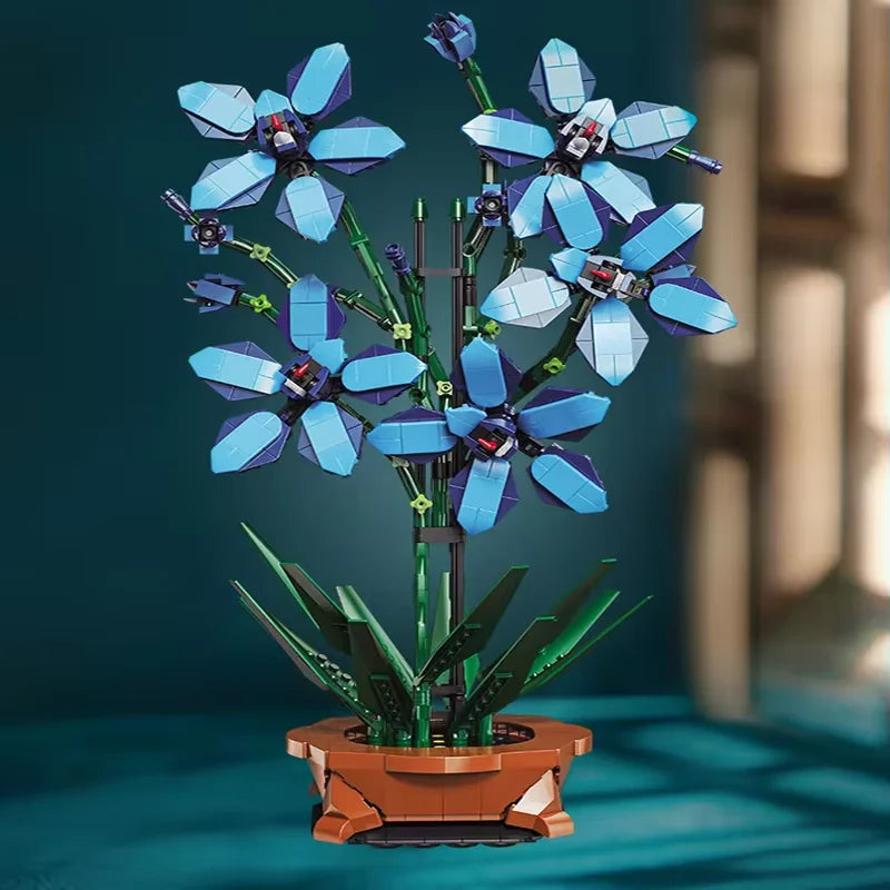 Sara kreatív Cymbidium virág építőelem cserepes növény