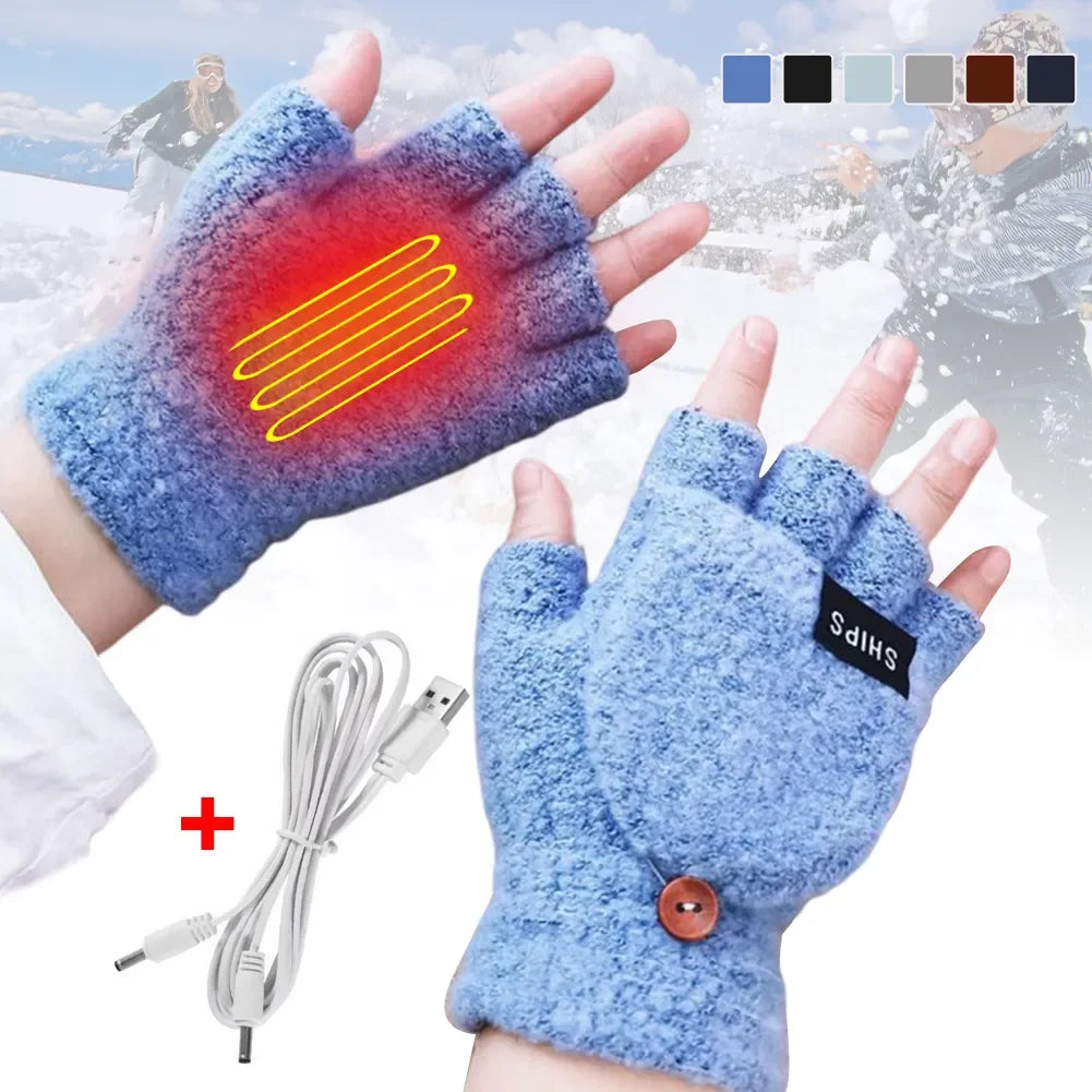Luvas Aquecidas ArcticHeat Warm Wave Recarregáveis por USB