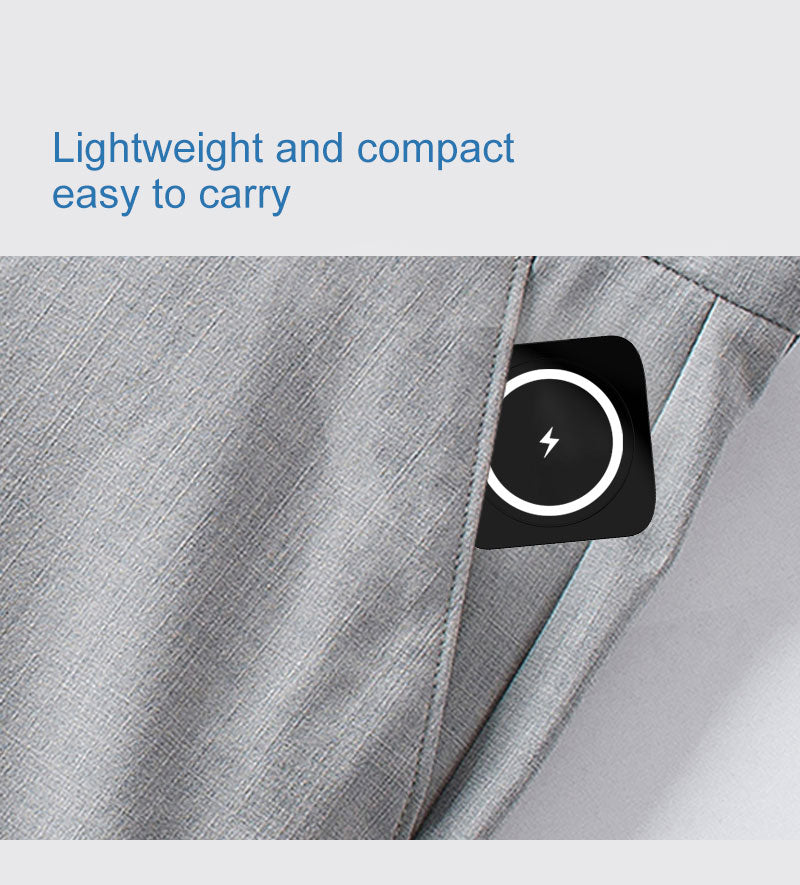 磁性折叠快速无线充电器 三合一 适用于苹果手机、无线耳机和智能手表