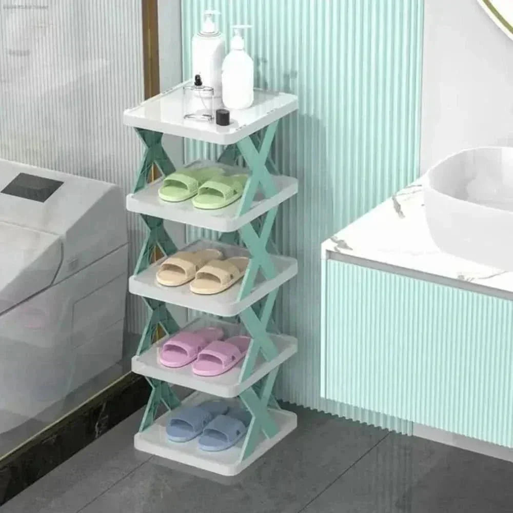 Armario organizador de zapatos de varias capas que ahorra espacio, para espacios pequeños